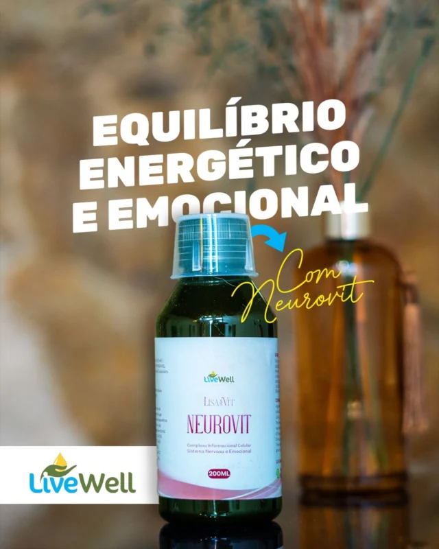 Você sente que sua mente está sobrecarregada, sem foco, com oscilações emocionais ou fadiga mental constante? Isso pode ser reflexo de desequilíbrios no sistema nervoso central e nos órgãos cerebrais.

Pensando nisso, apresentamos o Neurovit – o suplemento aminoácido com bioinformação orgânica, desenvolvido para promover a harmonização funcional e frequencial do cérebro, hipófise, hipotálamo e medula espinhal.

✨ Sua fórmula única atua como um verdadeiro aliado da saúde mental e emocional, indicado para auxiliar em:
✔️ Redução de desânimo, depressão e insônia
✔️ Transtornos cognitivos, perda de memória e fadiga mental
✔️ Síndromes como Parkinson e Alzheimer
✔️ Distúrbios comportamentais, esquizofrenia, psicoses
✔️ Recuperação pós-acidentes e doenças musculares
✔️ Dores de cabeça, tontura, alterações sensoriais

Mais que um suplemento, o Neurovit é um suporte completo para o bem-estar cerebral, emocional e neurológico, integrando os benefícios dos aminoácidos com o poder das frequências vibracionais.

🔁 Equilibre mente, corpo e emoção. Experimente o Neurovit.

#saudenatural #aromaterapia #saudemental #terapiaortomolecular #fitoterapia #saudeintegrativa #medicinaalternativa #medicinanatural #nutrição #florais #homeopatia #terapiaalternativa #terapiaintegrativa #ortomolecular