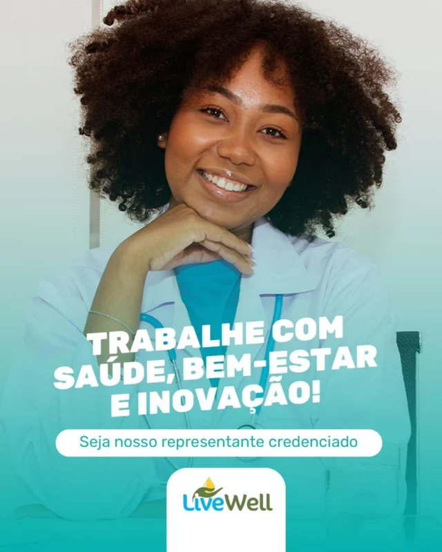 Se você é terapeuta, profissional da saúde, ou sonha em empreender com propósito, venha fazer parte da nossa rede de representantes LiveWell!

Somos referência em produtos naturais, frequenciais e bioquânticos, voltados para o reequilíbrio do corpo e da mente. E estamos em expansão por todo o Brasil!

Ao se tornar um representante credenciado, você terá:
✅ Produtos com tecnologia de ponta, grande aceitação e margem de lucro atrativa
✅ Treinamentos, materiais e suporte para vendas
✅ Liberdade para empreender no segmento que mais cresce no mundo: o bem-estar

Transforme vidas com inovação e saúde. E transforme também o seu futuro!

📲 Entre em contato e saiba como começar hoje mesmo.

#saudenatural #aromaterapia #saudemental #terapiaortomolecular #fitoterapia #saudeintegrativa #medicinaalternativa #medicinanatural #nutrição #florais #homeopatia #terapiaalternativa #terapiaintegrativa #ortomolecular