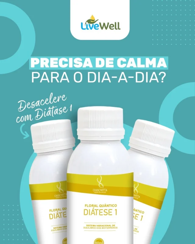 Você vive acelerado, com mil pensamentos por segundo, dorme mal e sente o corpo esgotado? 

Diátese 1 é um frequencial natural que atua trazendo equilíbrio, introspecção e serenidade para quem precisa aprender a “desacelerar para não somatizar”.

Respire. Equilibre. Viva com mais leveza!

Garanta sua Diátese 1 no nosso site 💻 

#saudenatural #saudemental #saudebemestar #saudeemfoco #aromaterapia #aromaterapiabrasil #ortomolecular #medicinaortomolecular #terapiaortomolecular