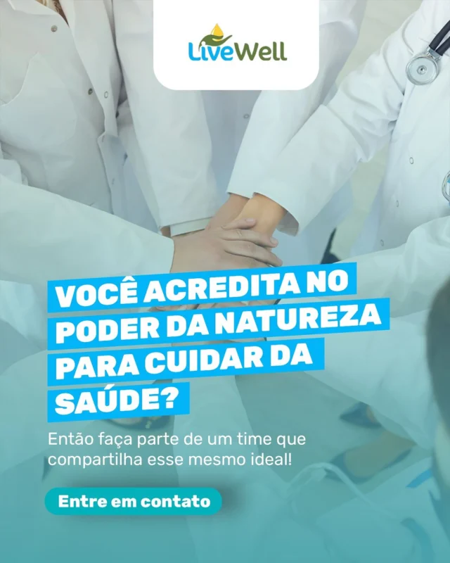 Você acredita no poder da natureza para cuidar da saúde?
Então vem com a gente! 💚🌿

Na Live Well, reunimos pessoas que compartilham o mesmo propósito: cuidar do corpo e da mente com produtos naturais, vibracionais e frequenciais.

Juntos, promovemos saúde integral e bem-estar duradouro.

Entre em contato e saiba como se tornar nosso representante!

#saudenatural #saudemental #saudebemestar #saudeemfoco #aromaterapia #aromaterapiabrasil #ortomolecular #medicinaortomolecular #terapiaortomolecular